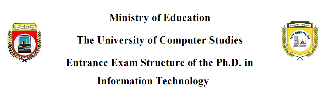 Entrance Exam Structure for Ph.D. 