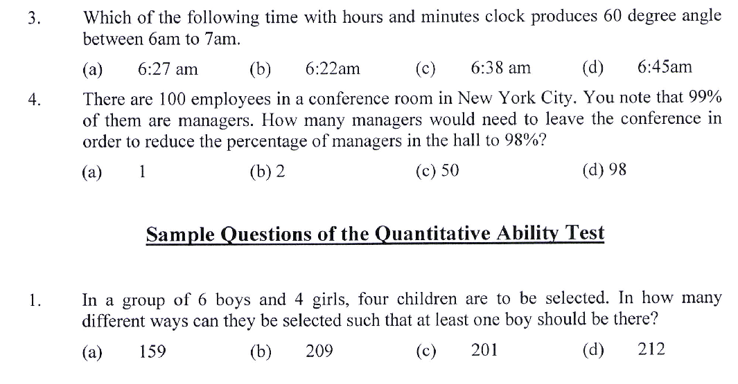 Entrance Exam Structure for Ph.D. 