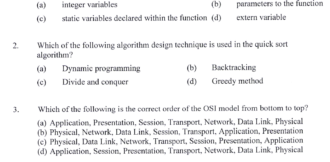 Entrance Exam Structure for Ph.D. 